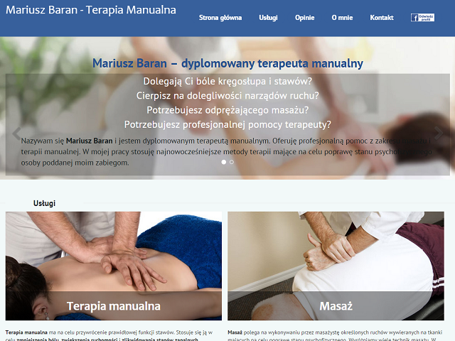Terapia manualna - Mariusz Baran